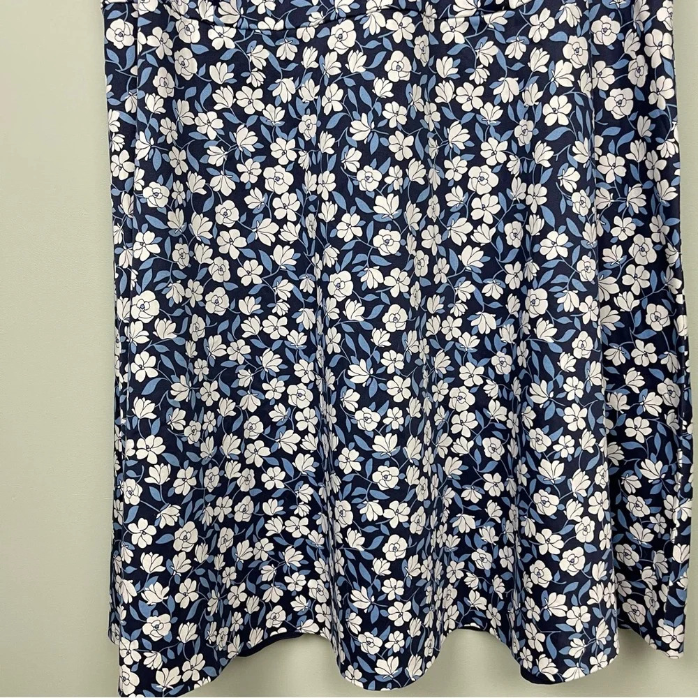 Draper James Floral Love Circle Dress Navy Multi Size 22X - Picture 4 of 8